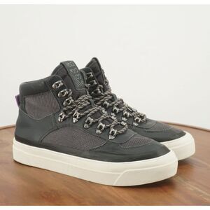 Miz Mooz Womens Alpyne High Top Sneakers Size 9 M Slate Grey Leather Mesh